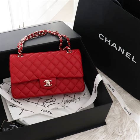 red chanel bag replica|authentic chanel bag.